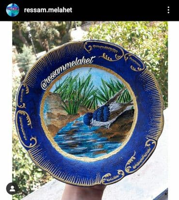 ⚜Əl işidir Boşqabın diametri:15sm(sifarişə uyğun olaraq istənilən