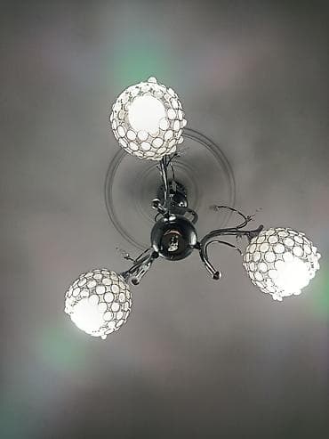 lampalar: Çılçıraq, 3 lampa, Metal — 1