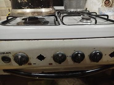 elektron qaz: Qaz sobası Ayrıca dayanan, 4 gözlü, İşlənmiş — 3