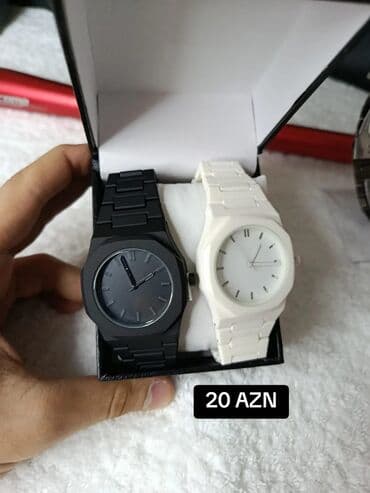 Saat kəmərləri: Yeni, Klassik Saat dəsti, rəng - Qara — 1