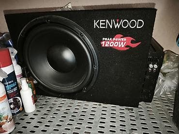 audio kabel: Kenwood avtomobil subwoofer sistemi - Subwoofer: Kenwood bass qutusu — 1
