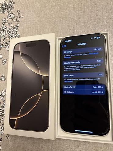 IPhone 16 Pro, 128 GB, Gümüşü, Face ID — 3