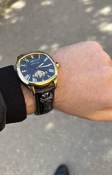 Мужская одежда: Новый, Наручные часы, Cartier, цвет - Золотой — 1