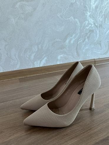 Bej stiletto — az istifadə olunub 🤍 Zərif bej/nude rəngli, sivri — 2