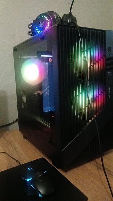 naxcivan komputer satisi: RGB işıqlanmaya malik stolüstü oyun/ofis kompüteri Texniki — 1