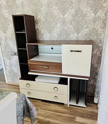 матрас 200 на 200: Qonaq otağı üçün funksional TV stendi/komod - Material: MDF/LDSP — 3