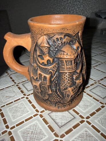 taxta gul qablari: Fiqur, Keramika, rəng - Qəhvəyi — 5