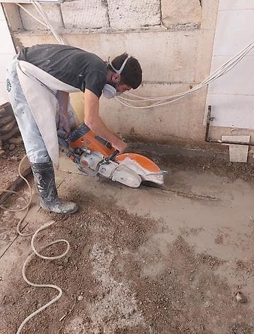 tv ekran təmiri: Beton və dəmir-beton kəsimi xidməti - Divar, döşəmə və tavanlarda — 7