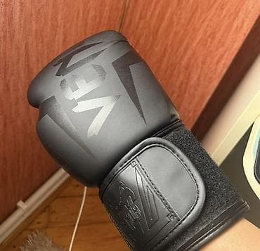 Боксерские груши: Boks elcekleri Venum boks əlcəkləri – qara, mat dizayn 1-defe islenib — 3