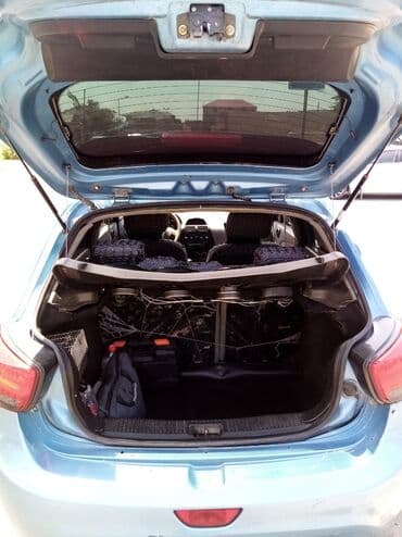 şlanqların satışı: Mavi rəngdə Saipa Tiba avtomobili. Avtomobilin arxa hissəsində "Saipa" — 8