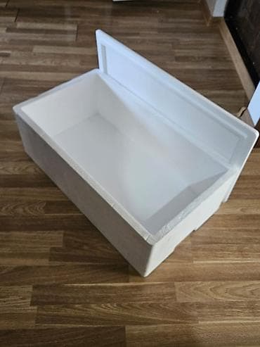 Polistirol (penoplast) termo qutu – qapaqlı - Material: sıx
