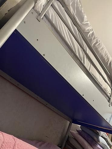 demir kravatlar: Oğlan və qız üçün, Çarpayı, Matras ilə, Siyirməli, Dəmir — 3