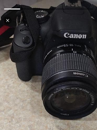 canon 24 70mm: Canon rəqəmsal güzgülü fotoaparat + EF‑S 18‑55mm IS II obyektiv - — 1