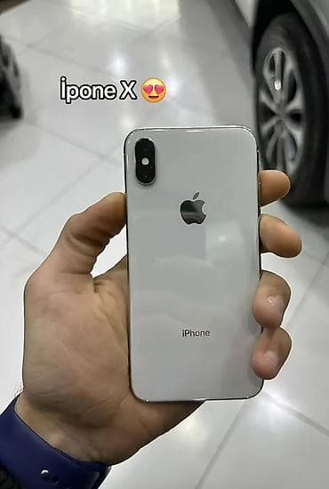 ikinci el 12 pro: IPhone X, 64 GB, Gümüşü, Face ID — 1
