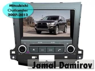 monitor volkswagen: Mitsubishi outlander 2007-2013 üçün dvd- monitor. Dvd- монитор для — 1