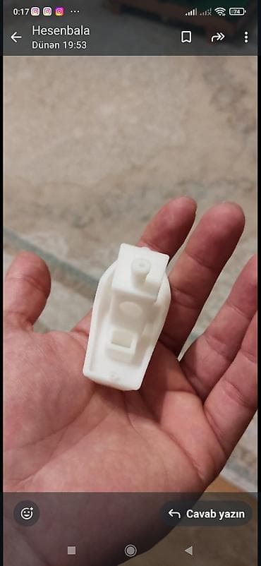 dəmir qutu: 3D printer – FDM tipli, Bowden ekstruder sistemli masaüstü model — 7