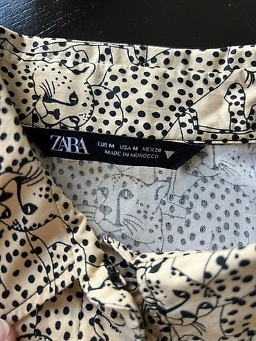 des geyimler: ZARA iki hissəli dəst – köynək və şort - Brend: ZARA - Ölçü: M (EUR M — 3