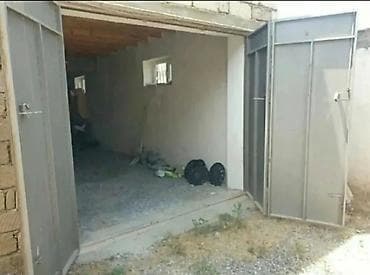 Гаражные ворота: Железо Гаражные ворота, Распашные, Механические, цвет - Серый, С дверью, Нет кредита — 2