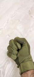 Перчатки: Taktiki Motosiklet əlcəkləri – zeytun yaşılı rəngdə. İstifadə — 12