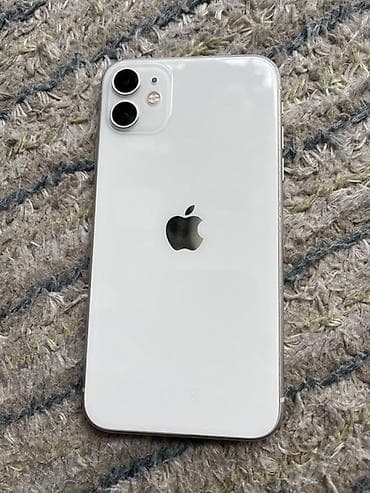 bit birə: IPhone 11, Ağ, Face ID — 1