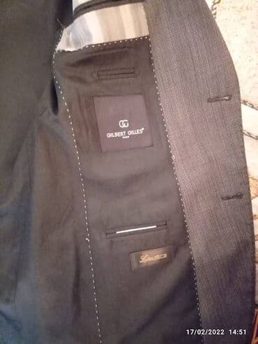 приталенные мужские костюмы: Kostyum dəsti model - Gilbert Gilles mövsüm - yaz/yay/payız ölçü — 3