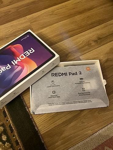 xiaomi redmi pad: Redmi Pad 2 planşet - 11 düym 2.5K crystal-clear ekran – yüksək — 4