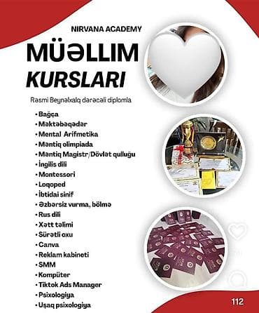 Nirvana Academy – Müəllim Kursları Rəsmi beynəlxalq dərəcəli diplomla