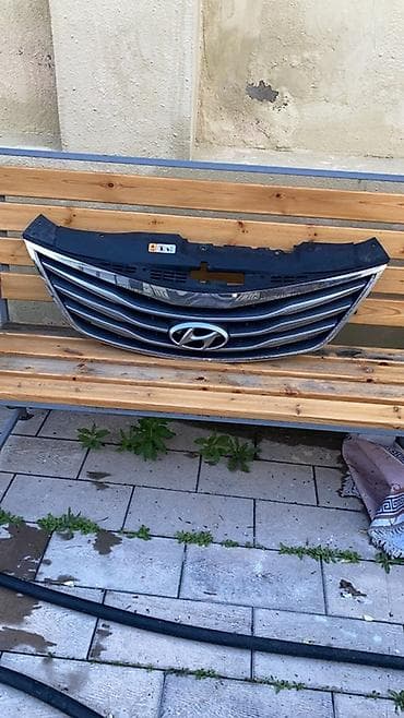 radiator yuyan: Hyundai üçün orijinal ön radiator barmaqlığı (emblemlə). - Model — 1