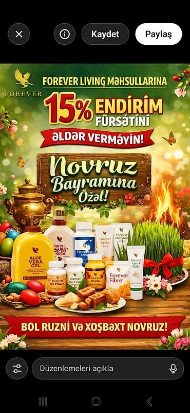 calca: Forever Living məhsulları – 15% endirimlə! Aloe Vera Gel (1 litr, 338 — 4