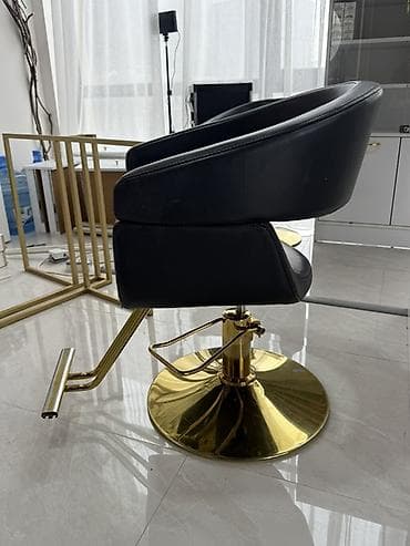 güzgü mebel: Salon mebeli dəsti – qızılı çərçivəli güzgülər və hidravlik ustа — 3