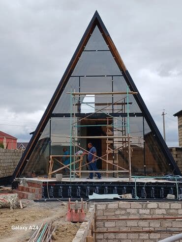 duskabin: Plastik qapi pencere izosistem cam palkon duskabina hebesebe cephe — 15