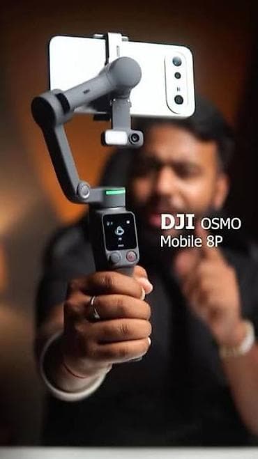 osmo 3: DJI Osmo Mobile 8P – smartfonlar üçün peşəkar stabilizator - 3 oxlu — 1