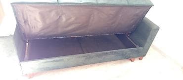 balışlar: Диван, Нераскладной, С подъемным механизмом, Велюровая ткань, Нет доставки — 2