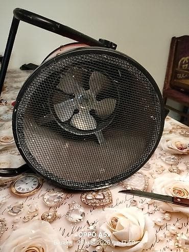 tavan ventilyatoru: Elektrik istilik topu (Fan Heater) - Güc: 3000 W - Gərginlik: 220–240 — 5