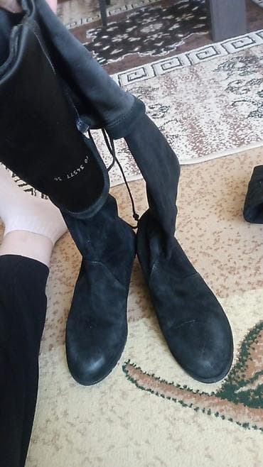 qadın çəkmələri: Stuart Weitzman dizaynı qadın uzun çəkmələri az istifadə olunub tez — 2