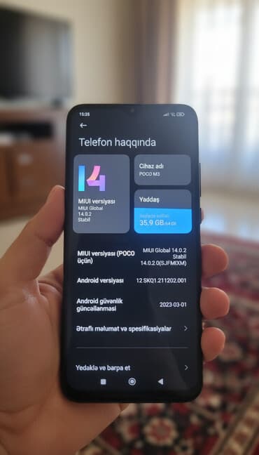 poco x6 5g qiymeti: Poco M3, 64 GB, rəng - Qara, Sensor — 2