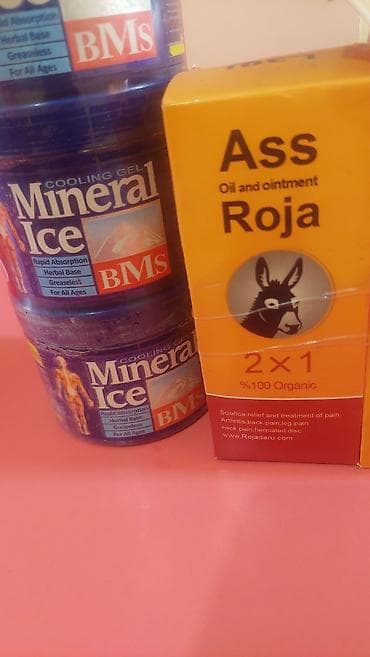 Məhsul: BMS Mineral Ice – Soyuducu Gel - Qablaşdırma: Tünd mavi qab