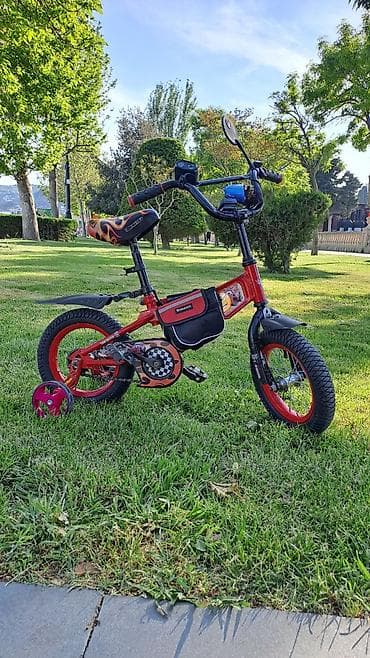 12 dyumlu velosiped: İşlənmiş İki təkərli Uşaq velosipedi Giant, 14", sürətlərin sayı: 1, Pulsuz çatdırılma — 3
