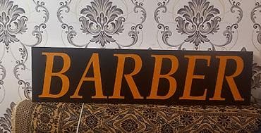 Ticarət tərəziləri: Barber reklamı.Yenidir.Orqsteklo (plastik) material ilə — 3