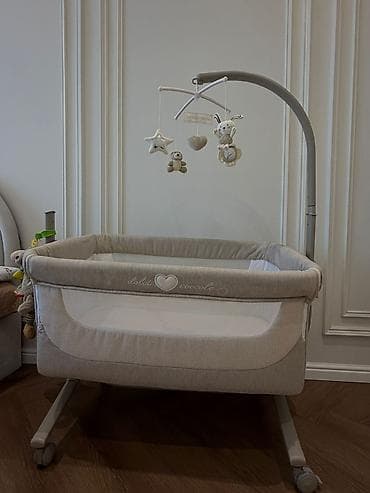 tula: Beşik / yan yataq beşiyi – “dolci coccole” model - Rəng: açıq bej — 1