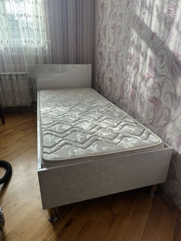 tek neferlik yataq desti olculeri: Təknəfərlik çarpayı, Bazasız, Matras ilə, Siyirməsiz — 1