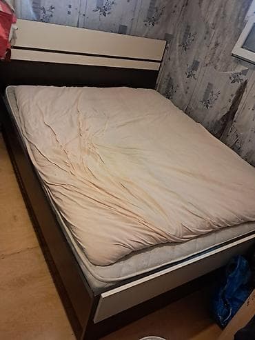 Çarpayılar: İşlənmiş, İkinəfərlik çarpayı, Bazalı, Matras ilə, Siyirməsiz — 2