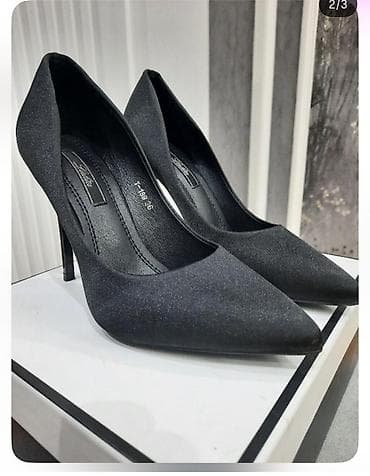 herbi formasi: Donna Cavaletti qadın tuflisi - Rəng: qara - Model: klassik sivri — 2