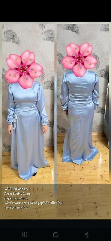 2ci əl geyimlər: Ağ rəngli, zərif üslubda hicablı gəlin/nikah geyim — 9