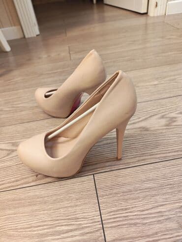 kajila ayakkabı: Tuflilər, Ölçü: 38, rəng - Bej, İşlənmiş — 1