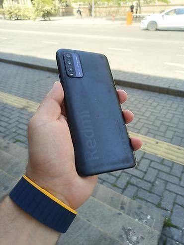 a 51 telefon: Redmi 9T, 64 GB, rəng - Boz, Zəmanət, Sensor, Barmaq izi — 1