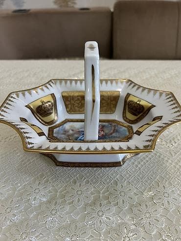sufre: Royal Lux əl işi boyalı porselen qab - Brend: Royal Lux (alt hissədə — 1