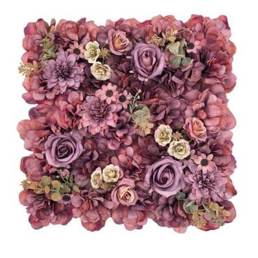 lalələr lalə gülü şəkilləri: Dekorativ süni gül paneli – kvadrat modul - Dizayn: sıx çiçək — 13