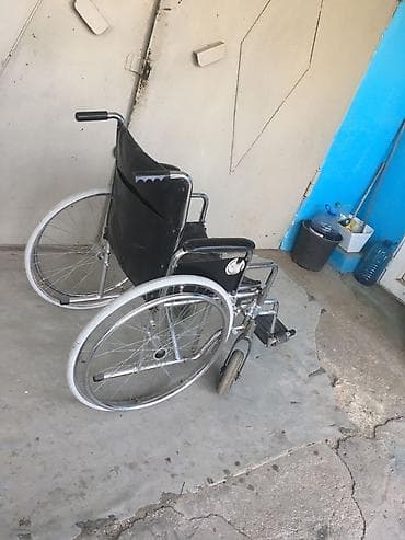 Əlil arabaları: Manual əlil arabası - Konstruksiya: möhkəm xrom çərçivə, itələmə — 2