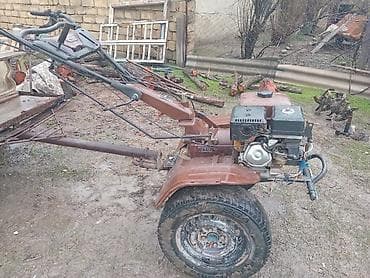 maşın ucun ortuk: Motoblok qoşqulu minitraktor - Güclü benzin mühərriki ilə motoblok — 4